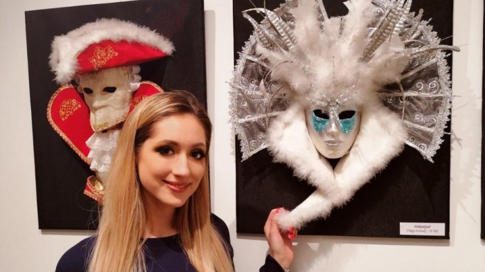 Senánszky Flóra szépségkirálynőt teljesen elbűvölték a velencei karneválok hangulatát idéző maszkok